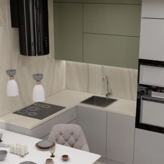 Смеситель для кухни Knotlor KN-11, хром